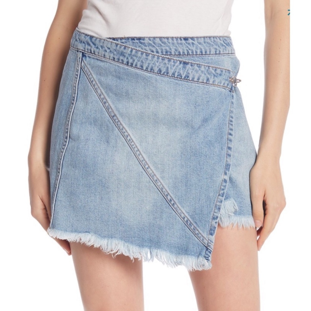 Blank NYC WRAP JEAN SKIRT 💖IN STORES💖
